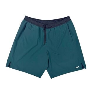 Reebok Workout Shorts Mens XL Green NWOT GJ6324 Training Activewear